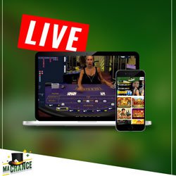 Jeux avec croupier en direct